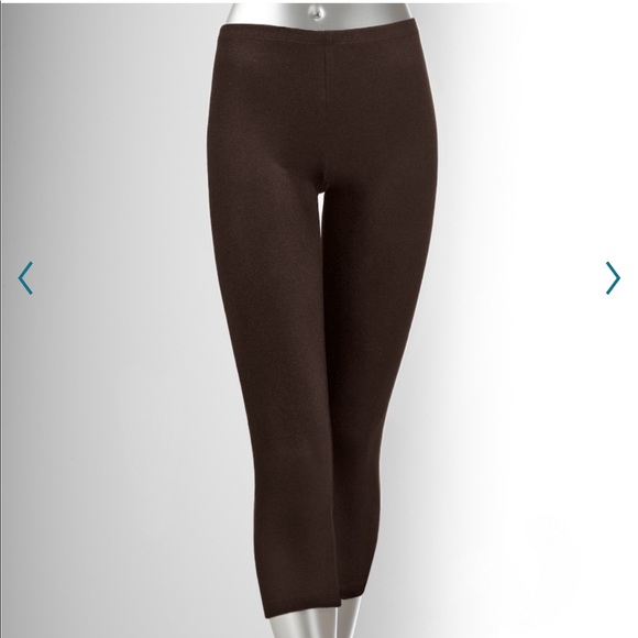 Simply Vera Vera Wang Pants - Simply Vera Vera Wang brown cotton Capri legging